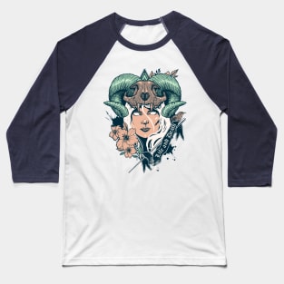 Mother Nature Girl Baseball T-Shirt